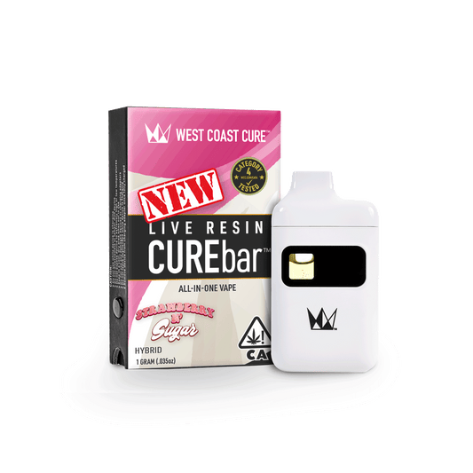 Strawberry N' Sugar - AIO 1G Live Resin CUREbar