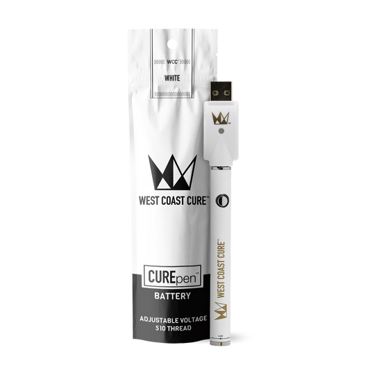 White Battery - 510 Thread Adjustable Voltage
