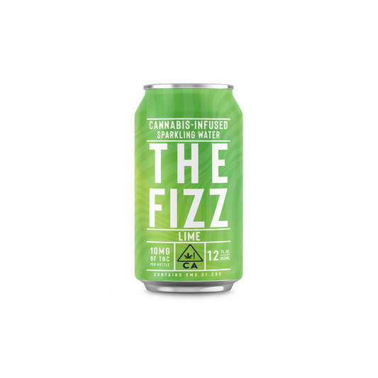 The Fizz 100mg Sparkling Water - Lime