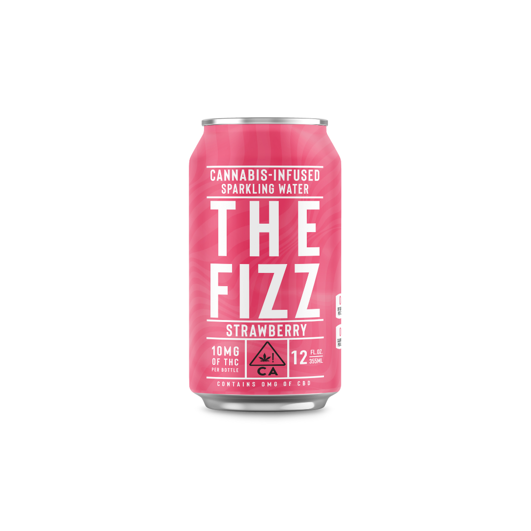 The Fizz 10mg Sparkling Water - Strawberry